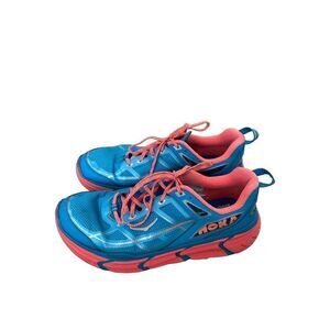 Hoka One One Womens Blue Colar Challenger Atr Running Sneaker Shoes Size 8.5